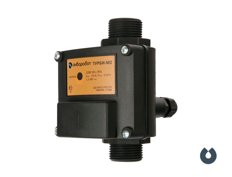 фото Блок управления насосом ТУРБИ-М2 (1,5-3,0 бар) до 1,5 кВт упр по потоку и давл. защ по сух.х