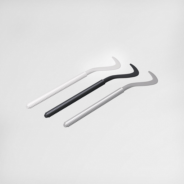 фото Комплект плоских кронштейнов с дюбелями 7,2х170мм (пара) Royal Thermo (черные)