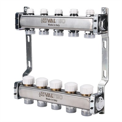 фото Коллект.группа VALTEC со ручными регул.клап. 1х6 вых VTc.582. EMNX.0606