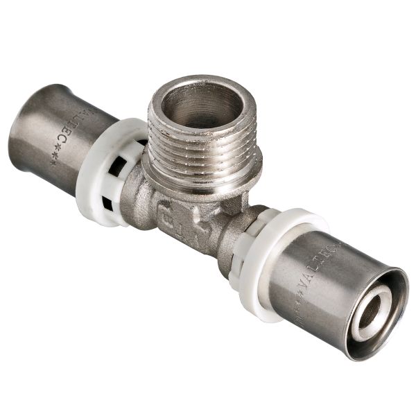 фото Тройник пресс с перех на нар.р. 20х1/2"х20 VALTEC VTm.233.N.200420