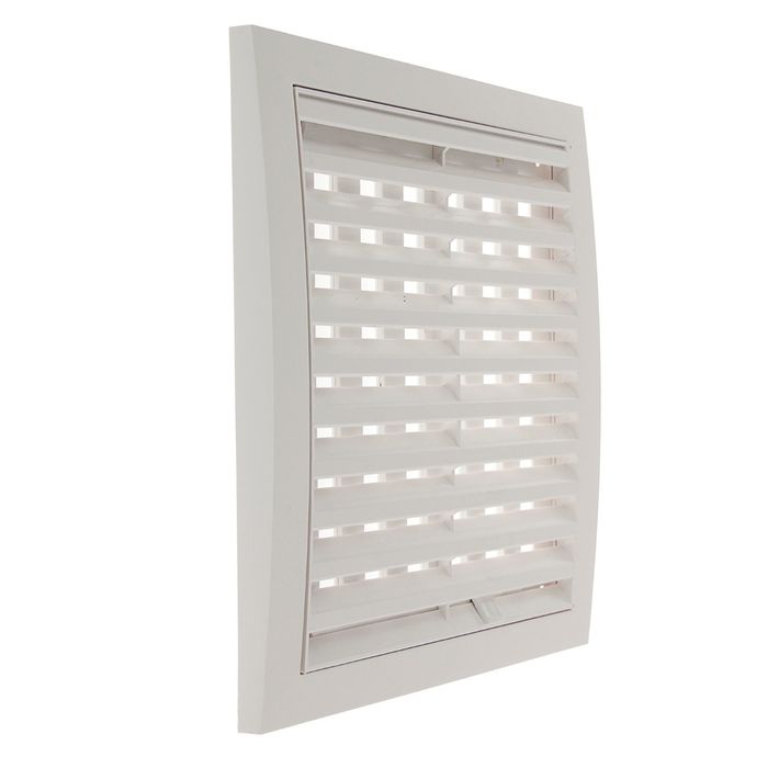 фото П1929С Решетка с москитной сеткой на разъем. с накл.жалюзями (194х294)