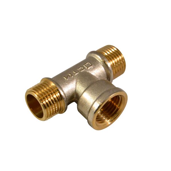 фото Тройник 1/2" ш/г/ш СТМ