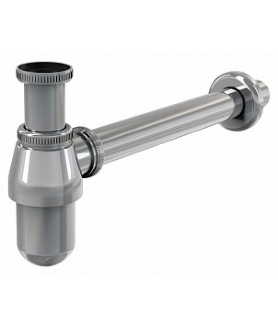 фото Дизайн-сифон д/ум-ка d 32мм цельномет. AlcaPlast A431