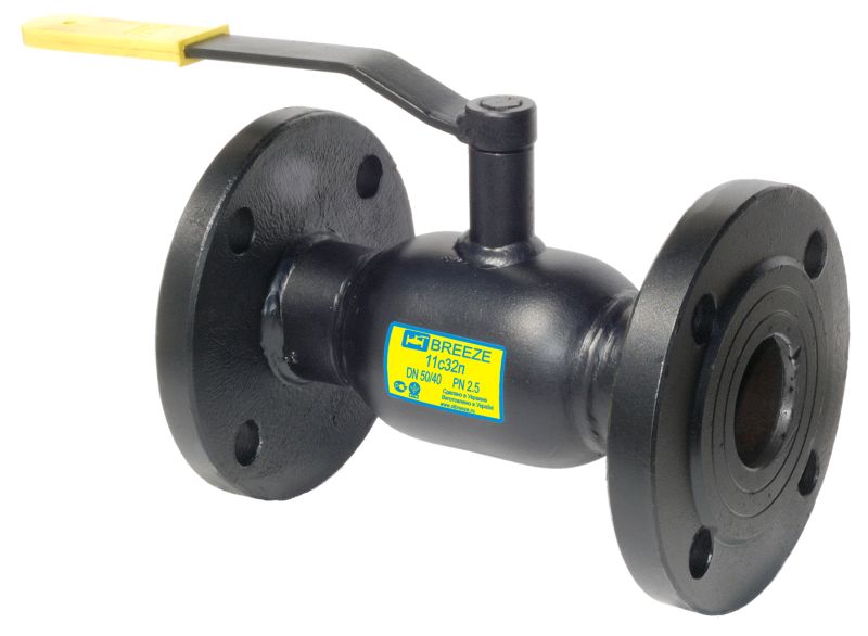 фото Кран шар.цельносв. фланцевый 11с67п ЦФ Dn 20/15 Pn 40