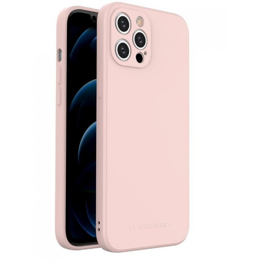 Case Wozinsky Color Case Silicone Apple Iphone 12 Pro Max Pink 297