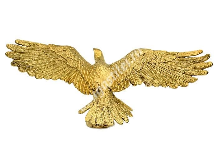 Статуэтка бронзового золотого летящего Орла