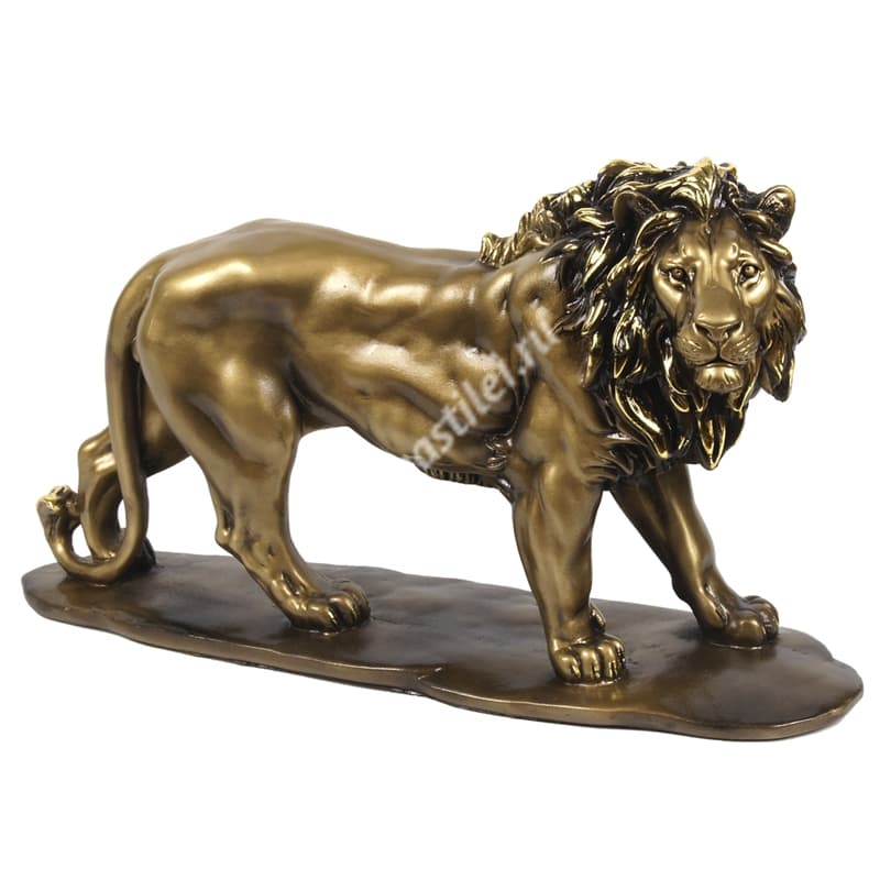 Статуэтка-Задумчивый Лев, царь зверей, средний 