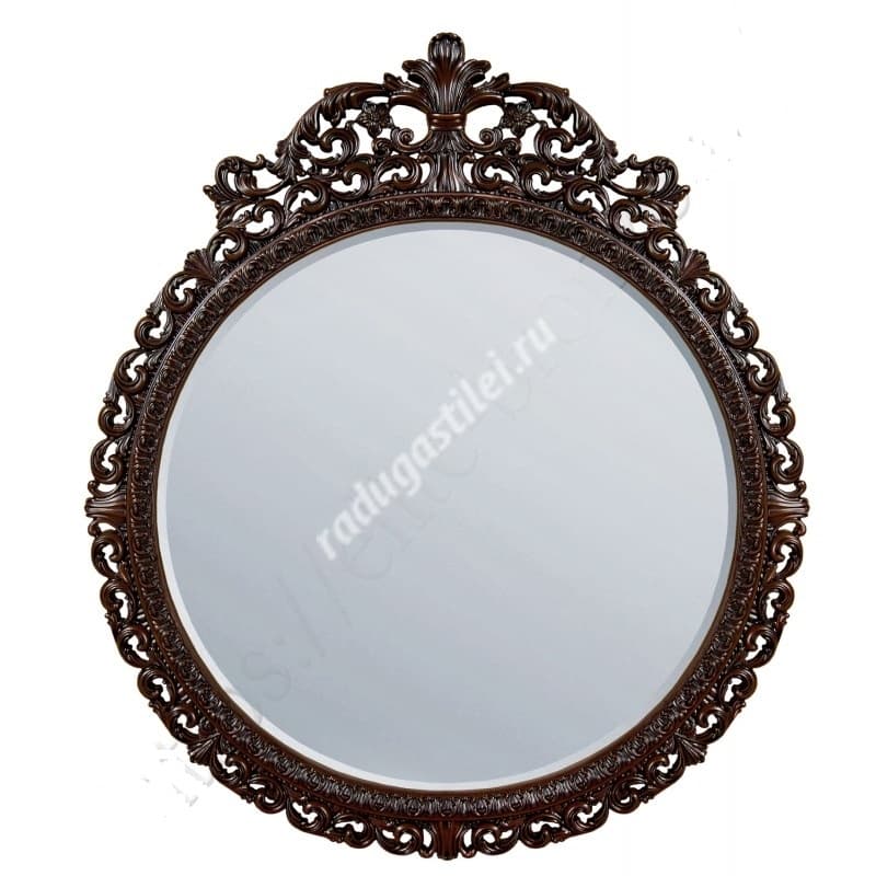 Зеркало круглое итальянский орех "Classiko" EL 8207