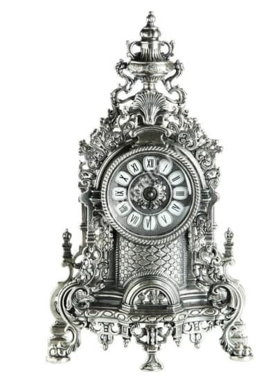 Часы настольные серебро античное "Helen"