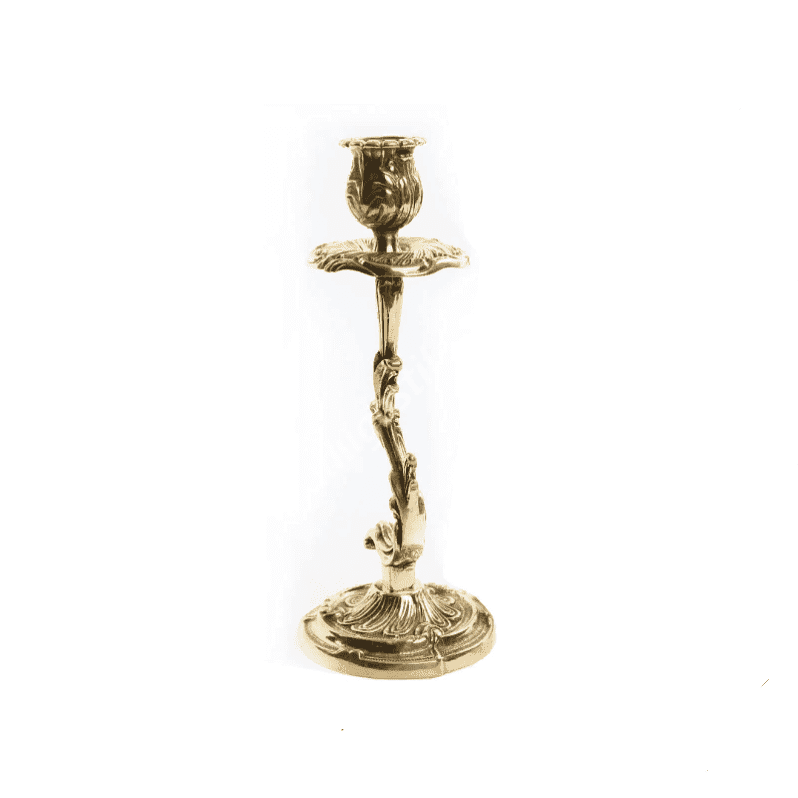 Подсвечник золотой, Лаура, Италия, из латуни