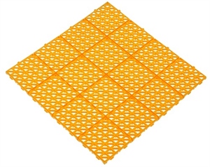 Универсальная решетка Альта-Профиль, 333х333х10 мм, цвет желтый