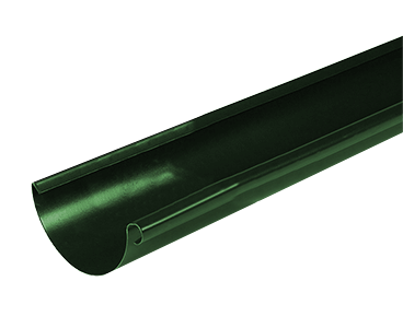 Желоб 3000 мм D125 Металл Профиль Foramina (Престиж), цвет зеленый (RAL 6005)