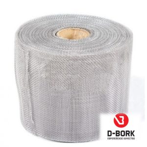 Москитная сетка алюминиевая D-BORK / Д-БОРК, 20.0 м, цвет серый