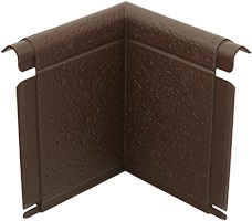 Угол откоса Альта-Декор, 210х210 мм, коричневый
