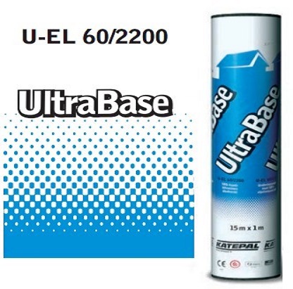Подкладочный ковер UltraBase Katepal U-EL 60/2200 самоклеящийся, 15 кв.м