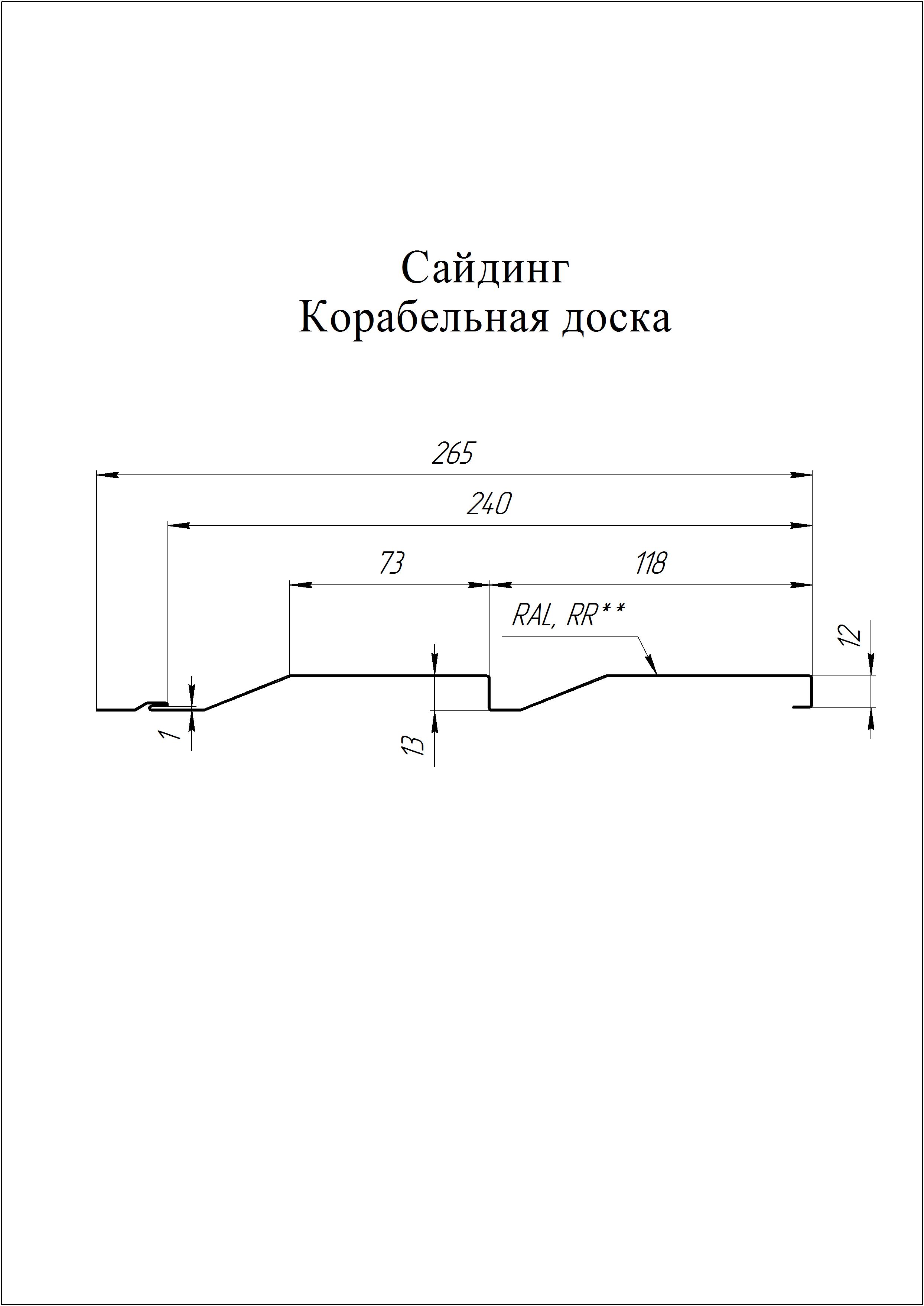 Металлический сайдинг Гранд Лайн / Grand Line профиль Корабельная доска, PE  0.45, цвет Ral 1014 (слоновая кость) купить в Санкт-Петербурге | Апельсин  групп