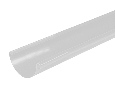 Желоб 3000 мм D150 Металл Профиль Foramina (Престиж), цвет белый (RAL 9010)