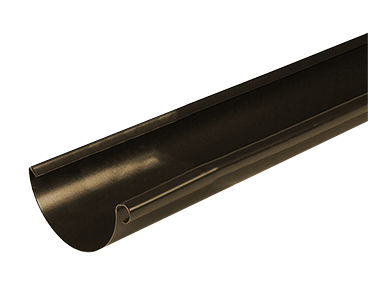 Желоб 3000 мм D125 Металл Профиль Foramina (Престиж), цвет темно-коричневый (RR 32)