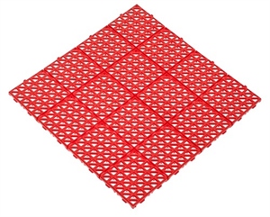 Универсальная решетка Альта-Профиль, 333х333х10 мм, цвет красный