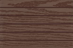 Террасная доска Классик Terrapol / Террапол ДПК полнотелая без паза, 3000х147х24 мм, цвет орех милано