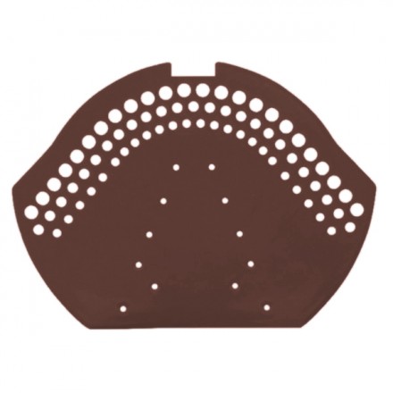 Коньковый торцевой элемент ПВХ Braas (Браас), цвет коричневый