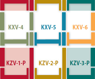 Часть комбинированного оклада КZV-3-P Fakro / Факро для профилированных кровельных покрытий, размер 134х98