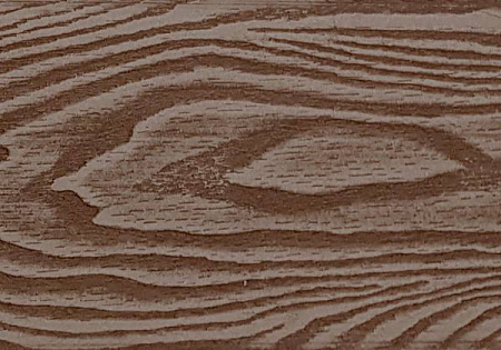 Террасная доска Смарт 3D Terrapol / Террапол ДПК полнотелая c пазом, 3000х130х22 мм, цвет тик киото