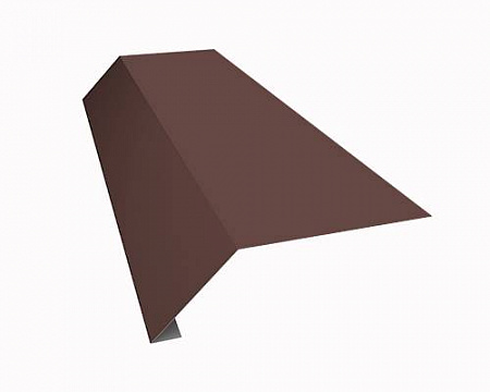 Карнизная планка Docke капельник, 2000мм РЕ Ral 8017 (коричневый)
