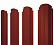 Штакетник металлический Grand Line (Гранд Лайн), П-образный фигурный, PE 0.45, цвет RAL 3009 (оксидно-красный)