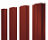 Штакетник металлический Grand Line (Гранд Лайн), П-образный, PE 0.45, цвет RAL 3009 (оксидно-красный)