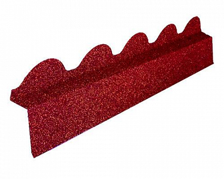 Карнизная планка Метротайл (Metrotile) Romana, цвет красный, 1110 мм