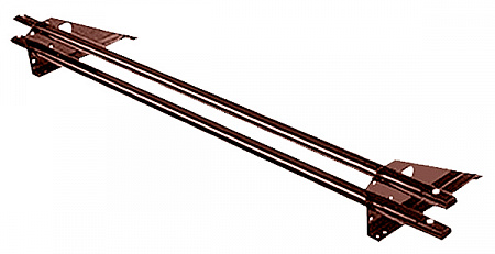Снегозадержатель трубчатый Орима / Orima LE9 350 мм, для м/ч, длина 3,0 м, цвет RAL 8017 (шоколад)