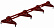 Снегозадержатель Grand Line (Гранд Лайн) NEW, трубчатый универсальный для металлочерепицы и мягкой кровли 3.0 м, цвет RAL 3011 (красно-коричневый)