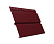 Софит металлический Квадро Брус с перфорацией Grand Line / Гранд Лайн, Drap 0.45, цвет Ral 3005 (красное вино)