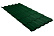Металлочерепица Гранд Лайн / Grand Line, коллекция Kvinta plus, 0,5 Satin Zn 140, цвет RAL 6005 (зеленый мох)