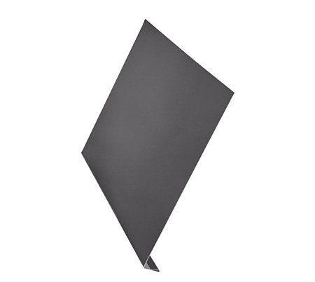 Ветровая планка (L-профиль) AQUASYSTEM, 0.5 PURAL MATT, 300х2000 мм, RR 23 маренго
