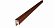 Планка П-образная заборная 20 Grand Line (Гранд Лайн), Drap 0.45, цвет RAL 8004 (терракотовый)