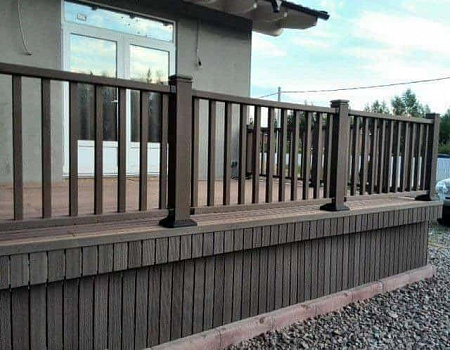 Крышка столба 120 мм ДПК CM Railing, TEAK (тик)