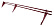 Снегозадержатель Grand Line (Гранд Лайн) Optima, трубчатый универсальный для металлочерепицы и мягкой кровли 3.0 м, цвет RAL 3005 (красный)