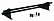Снегозадержатель Оптима / Optima Grand Line, трубчатый для фальцевой кровли 1.0 м, цвет RAL 9005 (черный)
