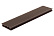Террасная доска GRINDERDECO ДПК, шлифование с одной стороны, 125х25х3000 мм, шоколад