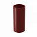 Труба водосточная Docke Standard, 3000 мм, RAL 3005 красное вино