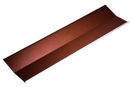 Ендова Метротайл (Metrotile), цвет коричневый, 1355х360 мм