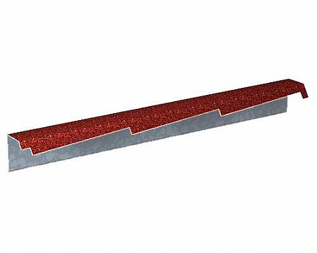 Фронтонная планка резная Gerard, правая, 1200 мм, spanish red (231)