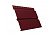 Софит металлический Квадро Брус с перфорацией Grand Line / Гранд Лайн, PE 0.4, цвет Ral 3005 (красное вино)