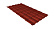 Металлочерепица Гранд Лайн / Grand Line, коллекция Kredo, 0,5 GreenCoat Pural Matt Zn 275, цвет RR 29 красный (RAL 3009)