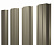 Штакетник металлический Grand Line (Гранд Лайн), П-образный, Satin 0.5, цвет RAL 1015 (светлая слоновая кость)