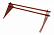 Снегозадержатель Grand Line (Гранд Лайн) Optima, трубчатый универсальный для металлочерепицы и мягкой кровли 1.0 м, цвет RAL 8004 (терракота)