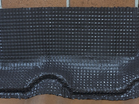Лента для примыкания гофрированная алюминиевая Гранд Лайн / Grand Line, 2,5 м х 300 мм, цвет черный