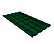 Металлочерепица Гранд Лайн / Grand Line, коллекция Kamea, 0,45 PE Zn 100, цвет RAL 6005 (зеленый мох)*